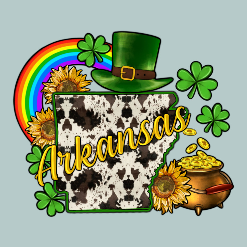 Arkansas Map St. Patrick's Heavy Core Tee by CowGirlArtShop | Teevron