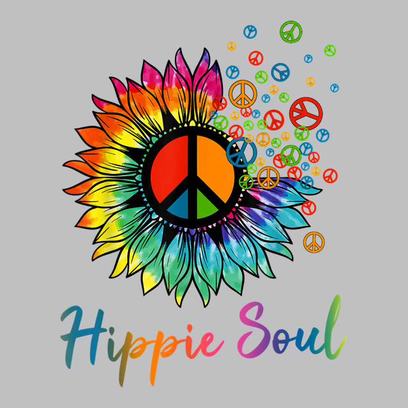 Daisy Peace Sign Hippie Soul Retro Hippie Flower Lovers T Shirt Long Sleeve Tee by baoMotion | Teevron