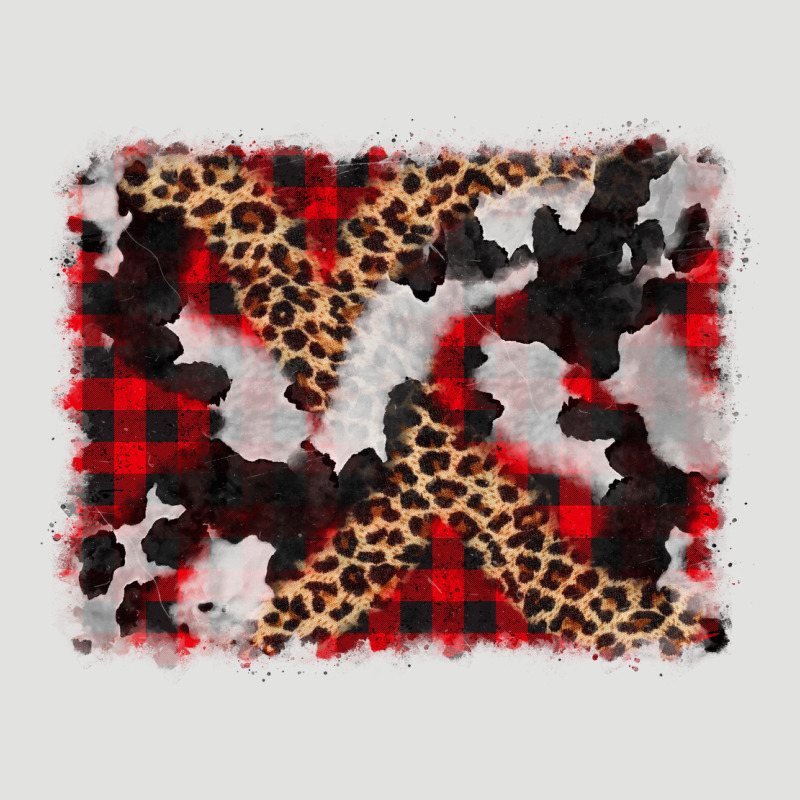 Cowhide Buffalo Plaid Leopad Background Classic Tee by CowCowDesign | Teevron