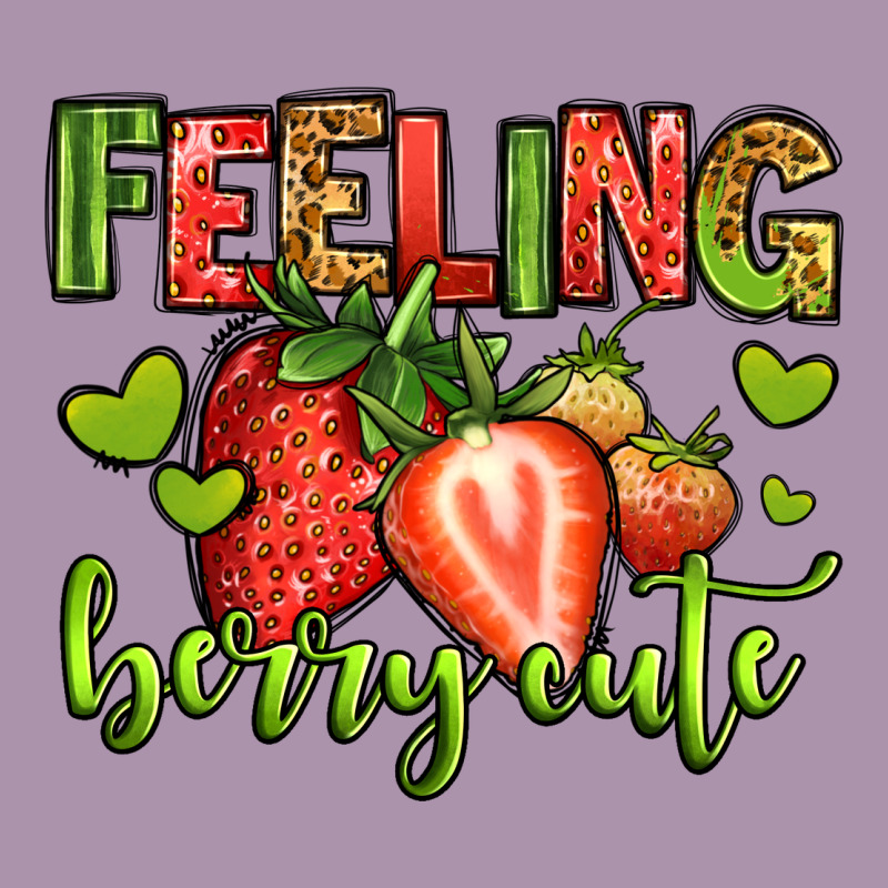 Feeling Berry Cute Strawberry Heavyweight Hoodie by Jasminsmagicworld | Teevron