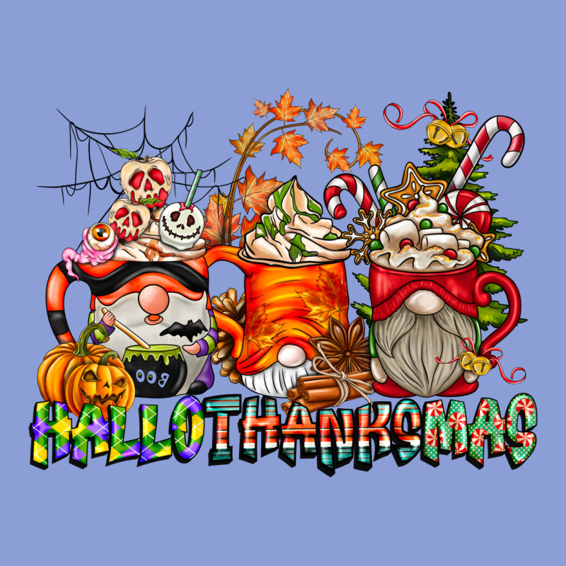 Hallothanksmas Gnome Coffee Cups Long Sleeve Tee by CowhideDigitalArt | Teevron