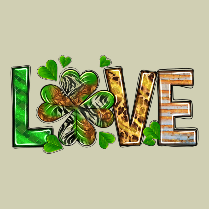 St. Patrick's Love Luck With Clover Heavy Core Tee by HowdyJamesFarm | Teevron