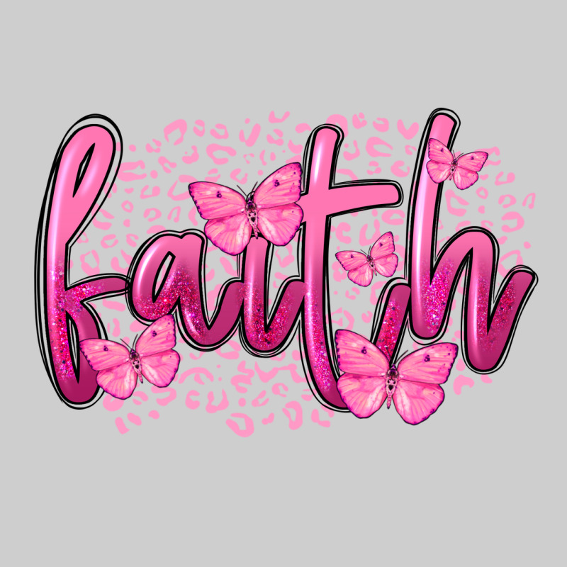 Faith Breast Cancer Premium Tee by FaDigitalArtStudio | Teevron