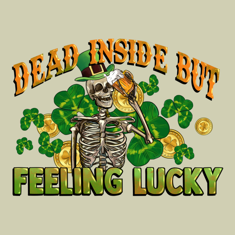 Dead Inside But Feeling Lucky St. Patrick's Day Heavy Core Tee by CowGirlArtShop | Teevron