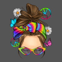 Messy Bun Tie Dye Zipper Hoodie | Teevron
