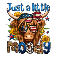 just a little moody 4th of july long haired cow | Teevron