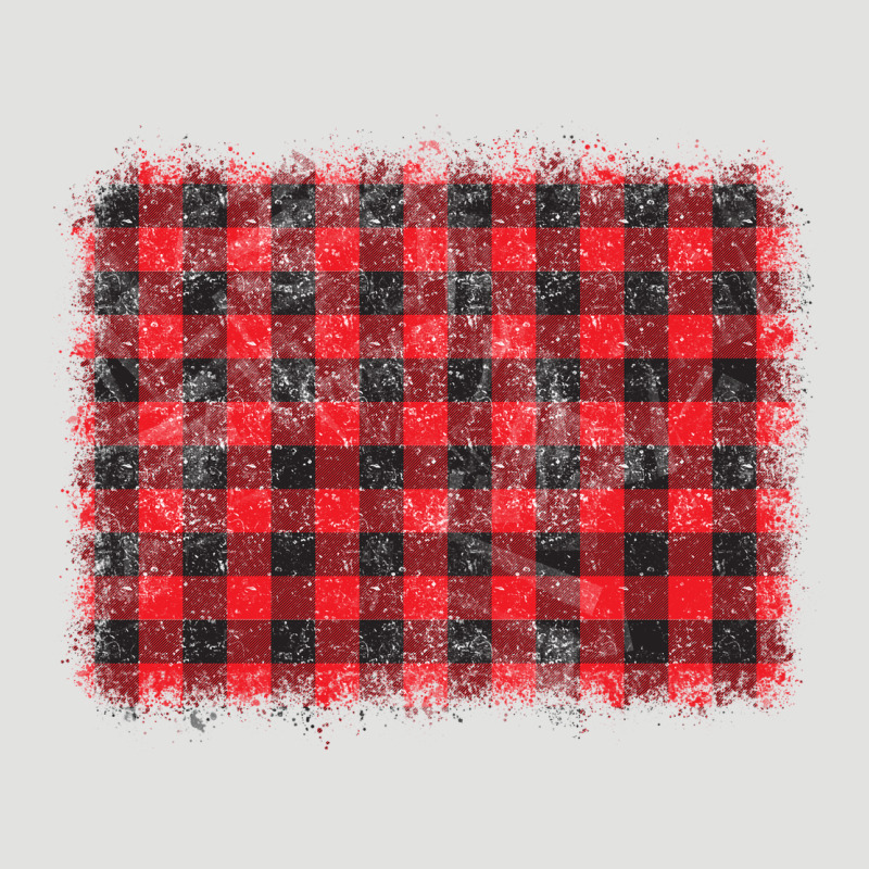 Distressed Buffalo Plaid Background Classic Tee by CowCowDesign | Teevron