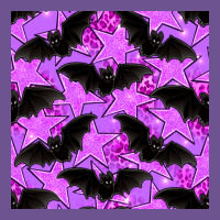 Halloween Bat And Stars Seamless Pattern Vintage Tee | Teevron
