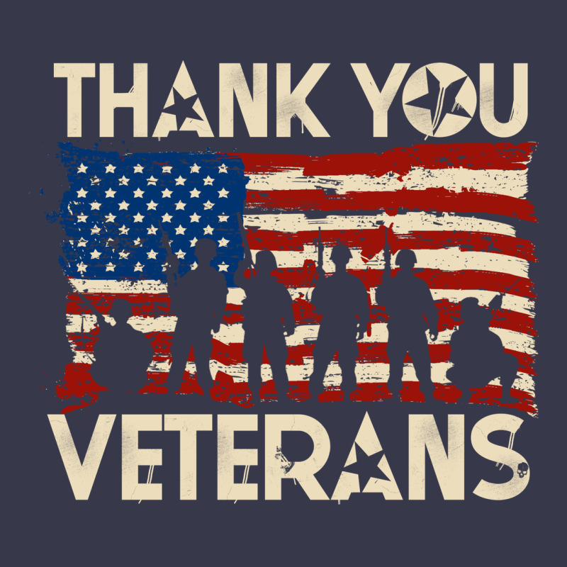 Thank You Veterans American Flag Patriotic Long Sleeve Tee by baoMotion | Teevron