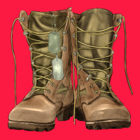 Soldier Boots Zipper Hoodie | Teevron