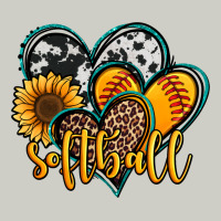 Softball Hearts Heavyweight Hoodie | Teevron