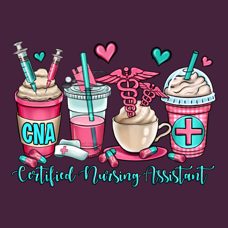 Cna Certified Nursing Assistant Coffee Cups Premium Tee by OliviaCreatesArt | Teevron