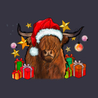 Festive Highland Cow Vintage Hoodie | Teevron