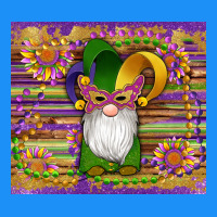 Mardi Gras Gnomes Mask Serape Sunflowers Classic Tee | Teevron