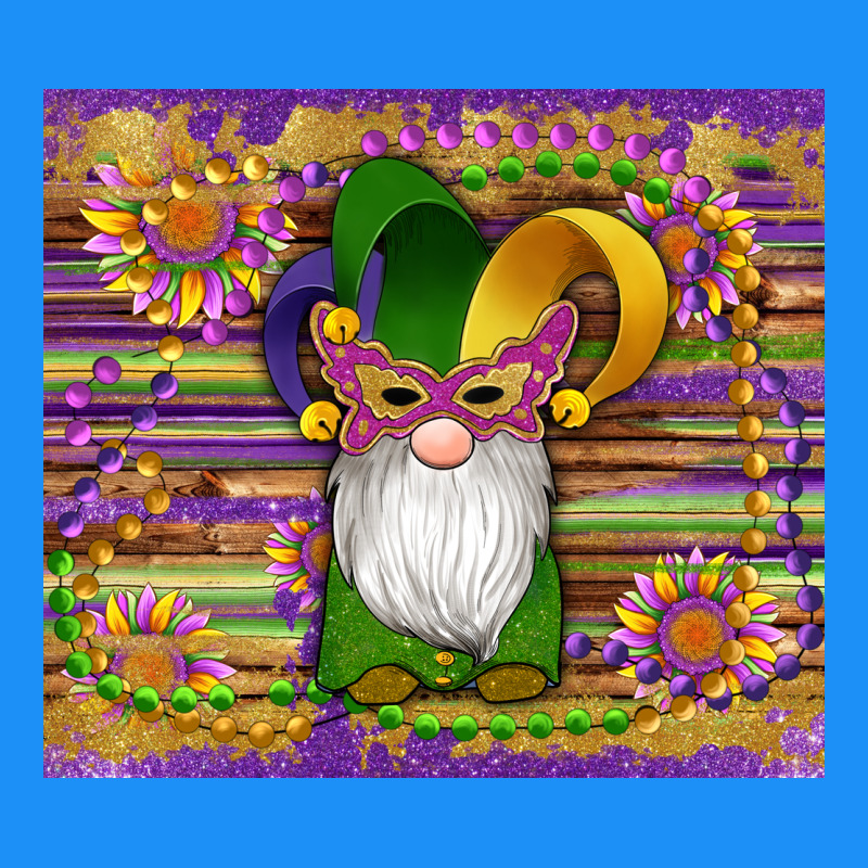 Mardi Gras Gnomes Mask Serape Sunflowers Classic Tee by Artiststas | Teevron