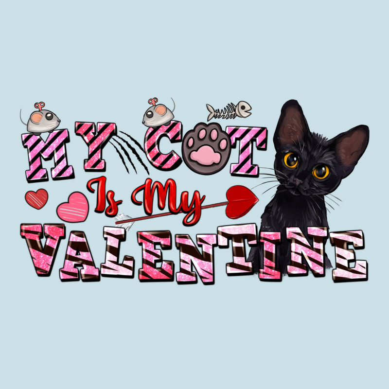 My Cat Is My Valentine Ladies Tee by FaDigitalArtStudio | Teevron