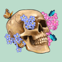 Skull Flora Butterfly Premium Hoodie | Teevron