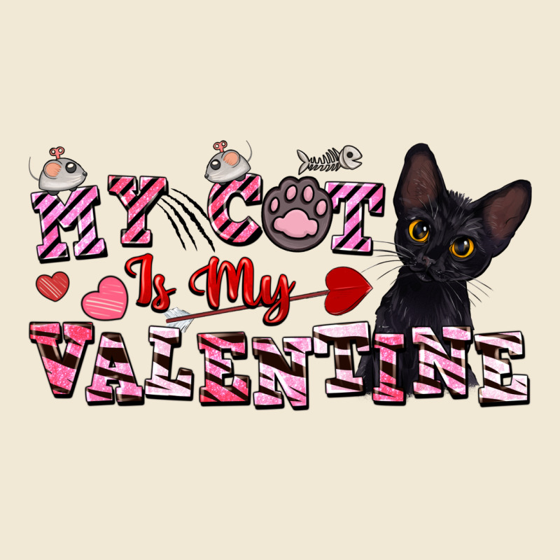 My Cat Is My Valentine Ladies Tee by FaDigitalArtStudio | Teevron