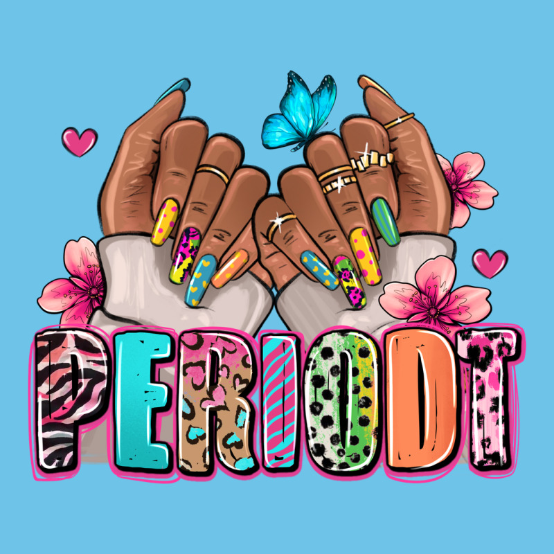 Periodt Afro Woman Nail Art Premium Sweatshirt by RanaPortraitStore | Teevron