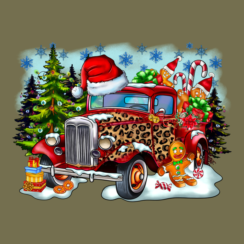 Christmas Truck Vintage Hoodie by CowhideDigitalArt | Teevron