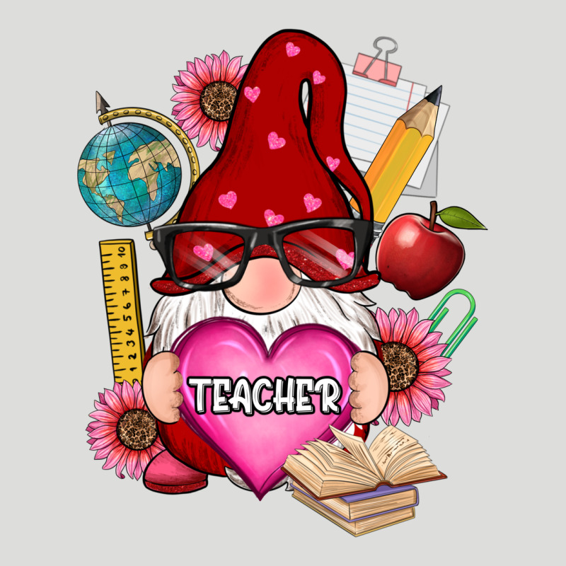 Valentines Day Teacher Gnome Zipper Hoodie by RanaPortraitStore | Teevron