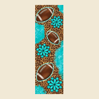 American Football With Leopard Pen Wraps Ladies Tee | Teevron