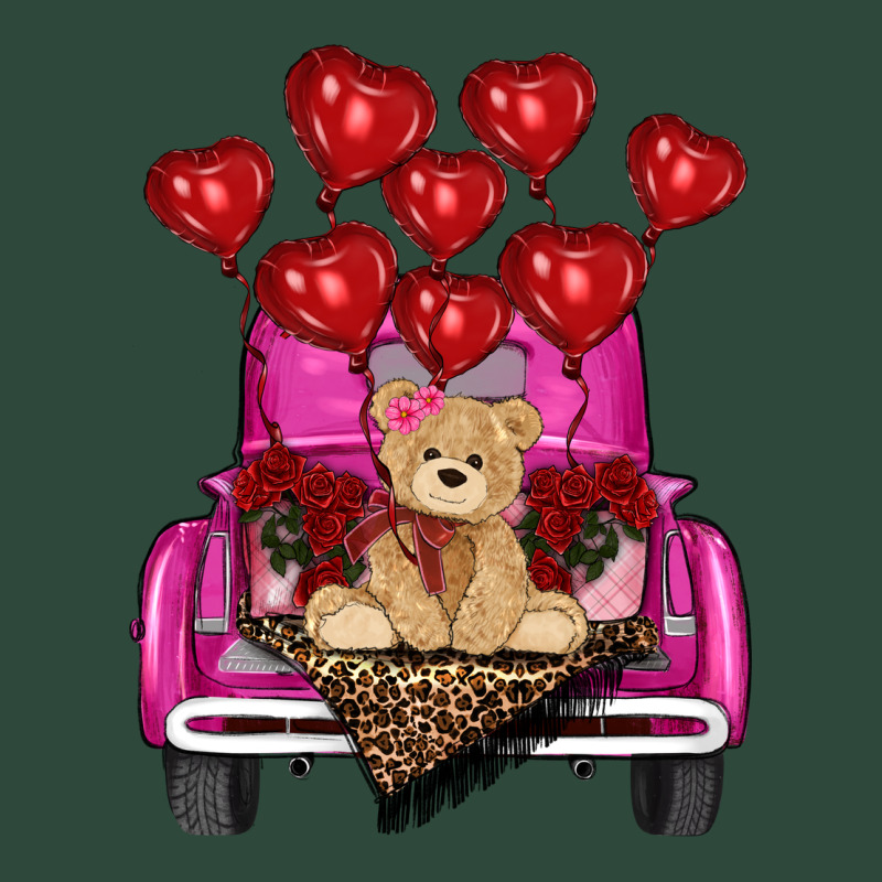 Valentines Day Tedybear Truck Zipper Hoodie by RanaPortraitStore | Teevron