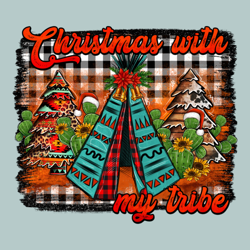 Christmas With My Tribe Heavy Core Tee by Jasminsmagicworld | Teevron