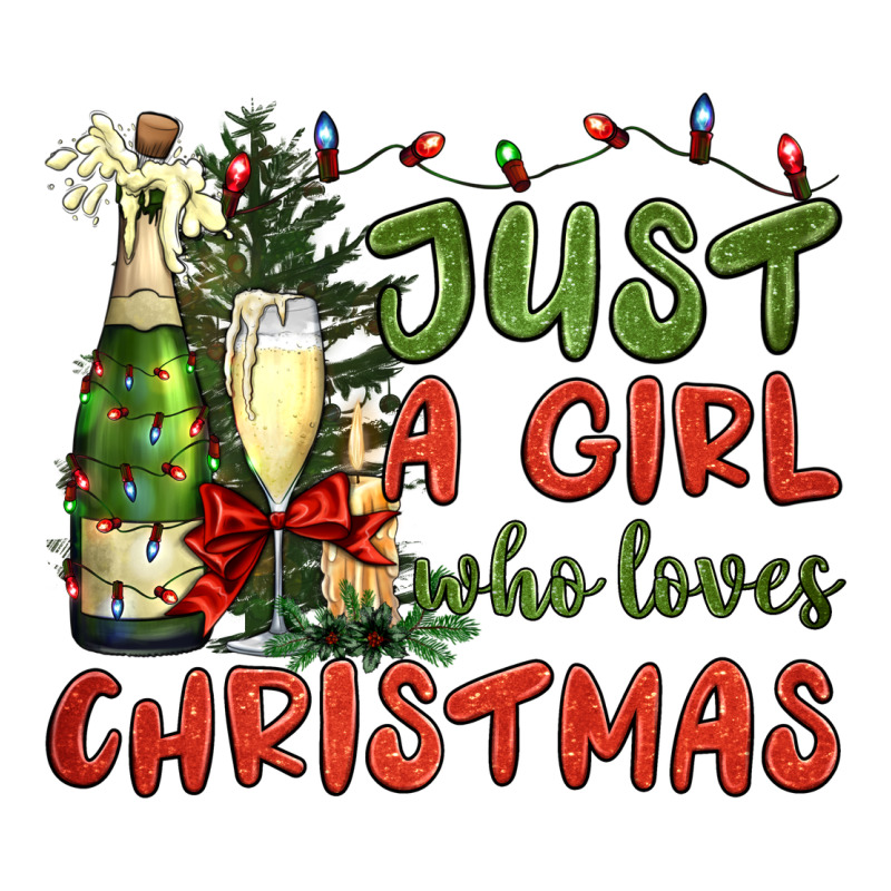 Just A Girl Who Loves Christmas Ladies Tee by BundleAndBundleShop | Teevron