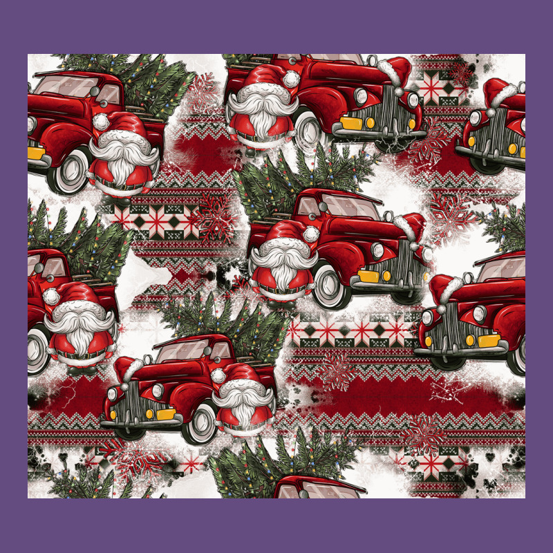 Vintage Christmas Car Pattern Vintage Hoodie by CowhideDigitalArt | Teevron