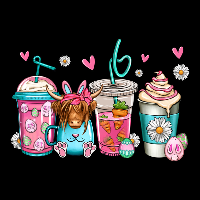 Easter Longhaired Cow Coffee Cups Premium Sweatshirt by Jasminsmagicworld | Teevron