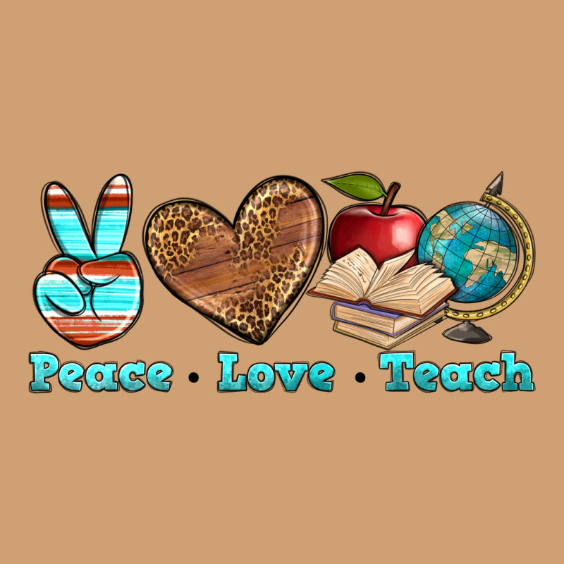 Peace Love Teach Vintage Tee by BundleAndBundleShop | Teevron