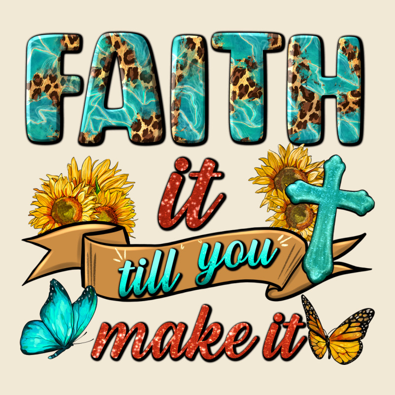 Faith It Till You Make It Ladies Tee by BundleAndBundleShop | Teevron