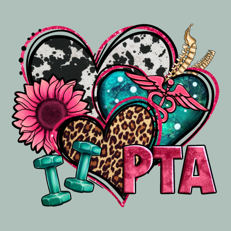 Pta Physical Therapy Assistant Hearts Heavyweight Hoodie by Jasminsmagicworld | Teevron