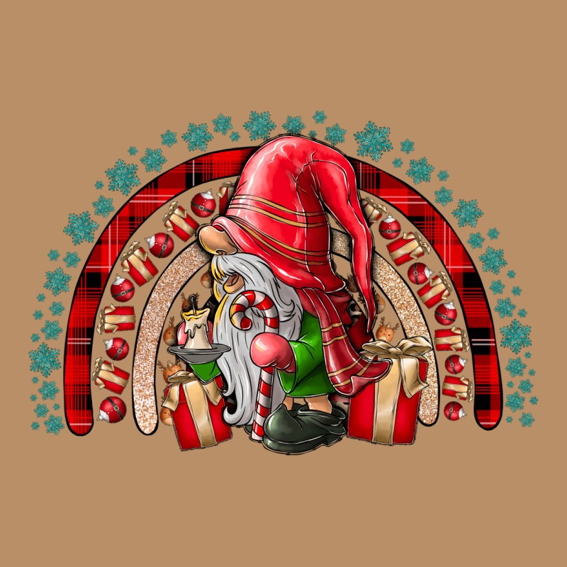 Festive Gnome With Gifts Vintage Hoodie by CowhideDigitalArt | Teevron