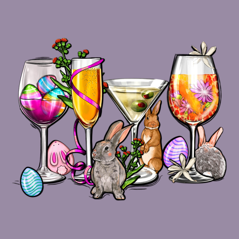 Easter Wine Glasses Classic Tee by OliviaCreatesArt | Teevron
