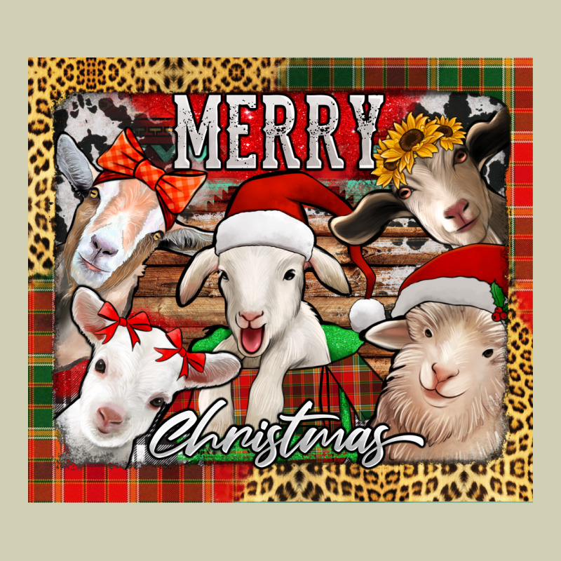 Merry Christmas Goats Tumbler Heavy Core Tee by Jasminsmagicworld | Teevron
