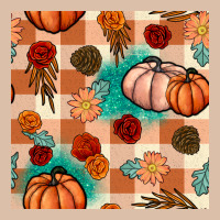 Floral Pumpkins Seamless Pattern Urban Heavy Tee | Teevron