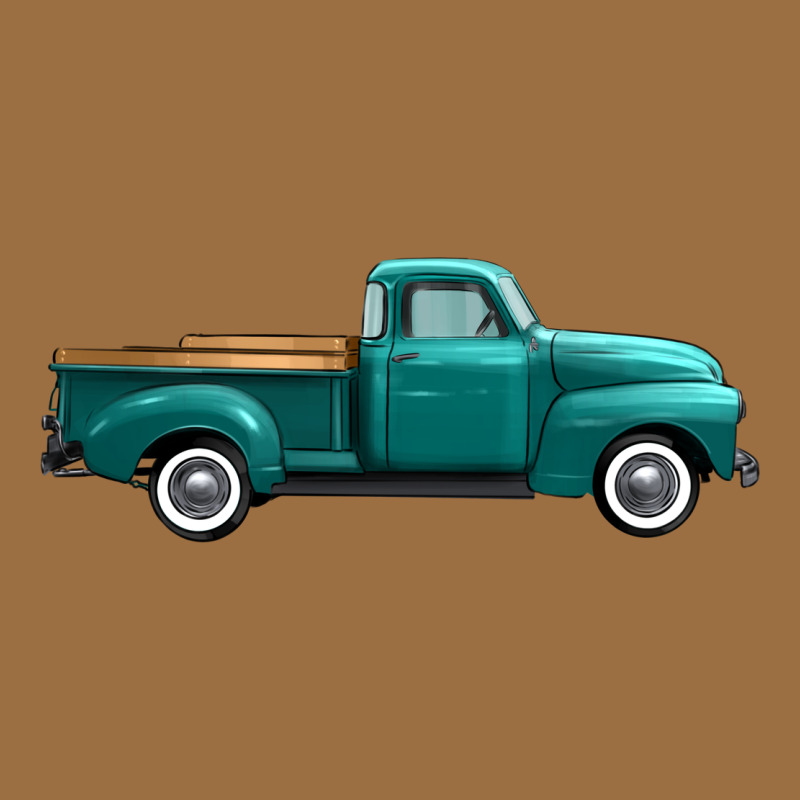 Western Truck Side View Vintage Tee by FaDigitalArtStudio | Teevron