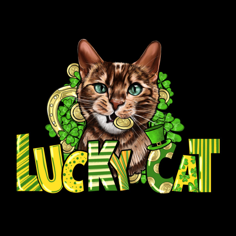 Lucky Cat St. Patrick's Heavy Core Tee by HowdyJamesFarm | Teevron