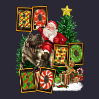 Christmas Trex Ho Ho Ho Santa Vintage Tee | Teevron