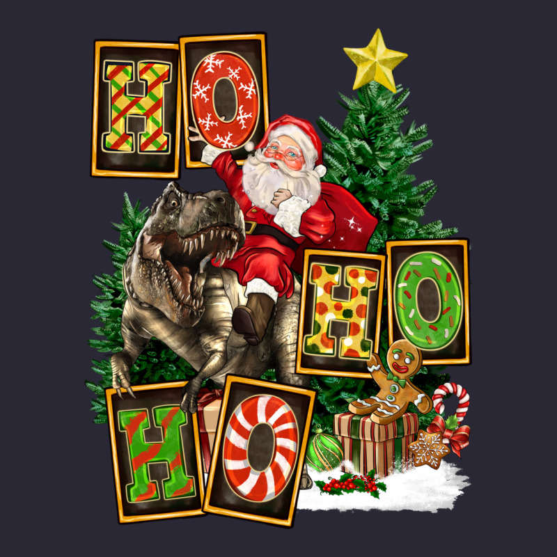 Christmas Trex Ho Ho Ho Santa Vintage Tee by FaDigitalArtStudio | Teevron