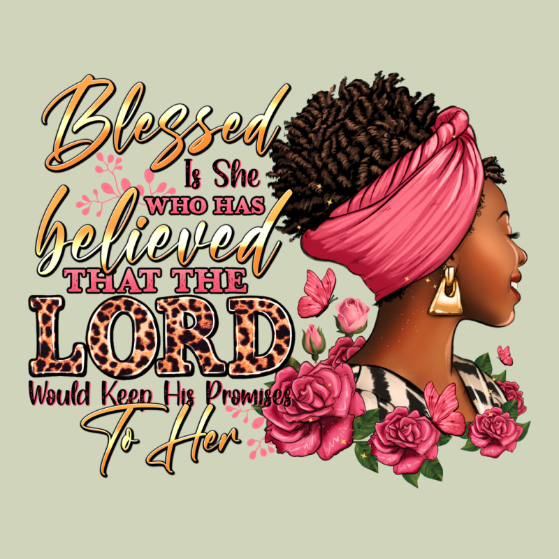 Blessed Is She Who Has Believed Afro Woman Heavyweight Hoodie by RanaPortraitStore | Teevron