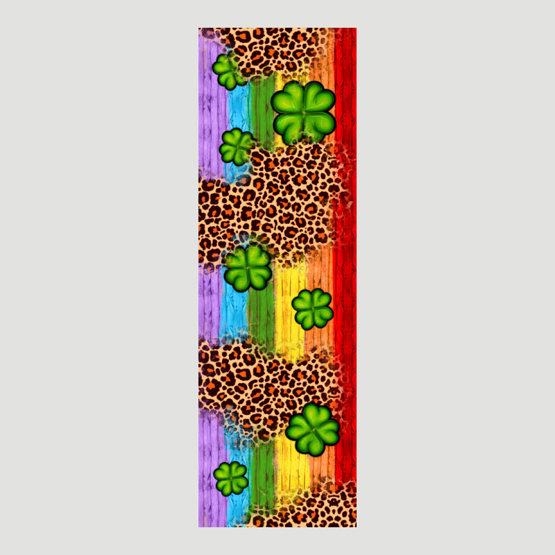 St. Patrick's Day Western Shamrock Leopard Rainbow Classic Tee by Artiststas | Teevron