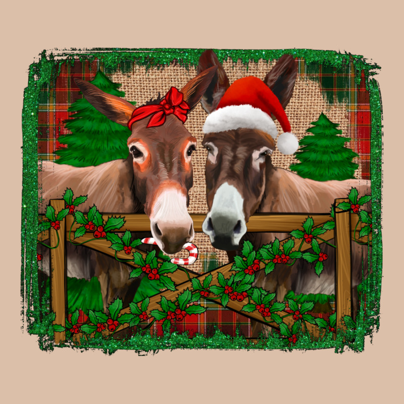 Christmas Donkeys Urban Heavy Tee by Jasminsmagicworld | Teevron