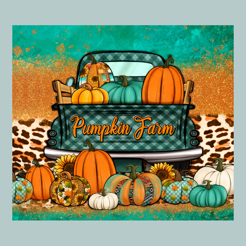 Pumpkin Farm Truck Tumbler Heavy Core Tee by Jasminsmagicworld | Teevron