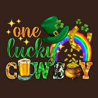 One Lucky Cowboy St. Patricks Day Heavy Core Tee | Teevron