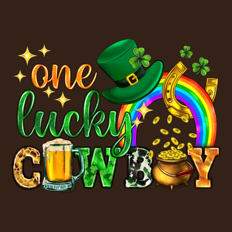 One Lucky Cowboy St. Patricks Day Heavy Core Tee by HowdyJamesFarm | Teevron