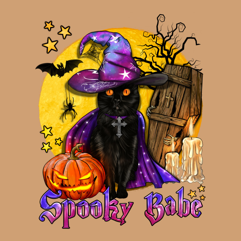 Spooky Babe Black Witch Cat Vintage Tee by BundleAndBundleShop | Teevron