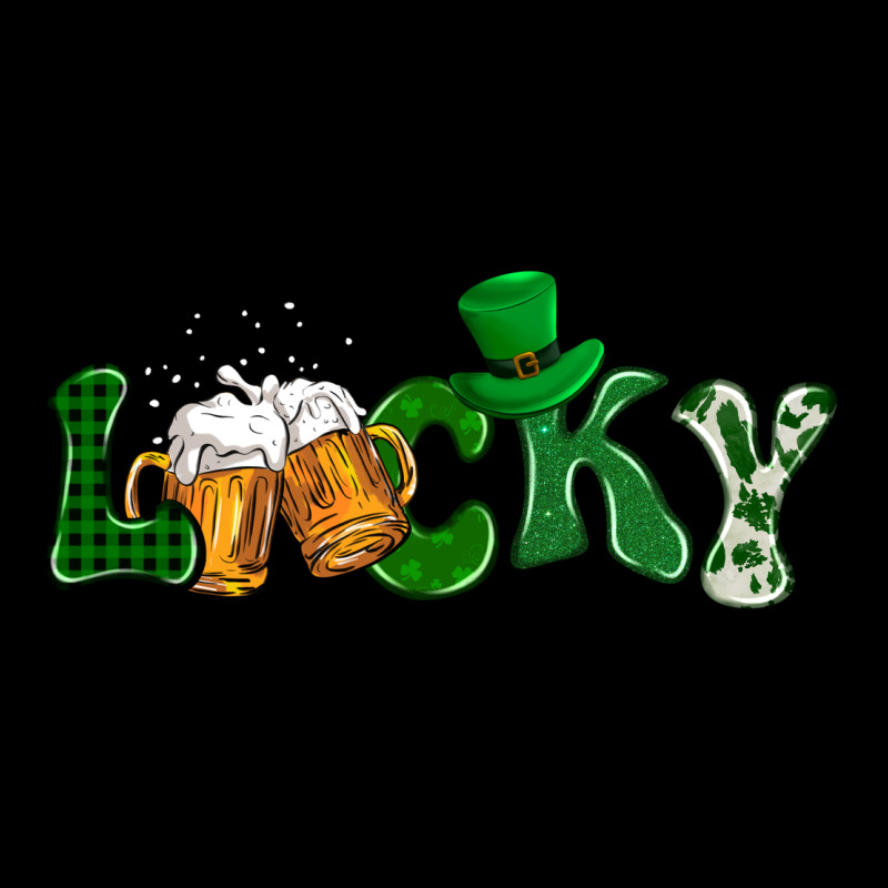 Lucky With Beer St. Patricks Day Heavy Core Tee by HowdyJamesFarm | Teevron